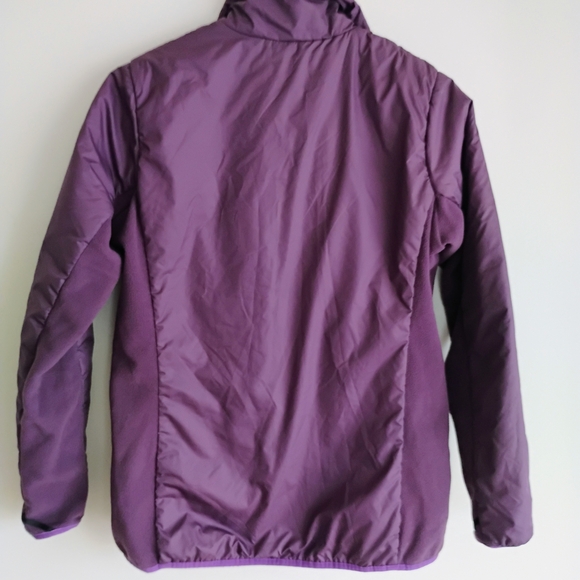 Helly Hansen Women Purple Terry Cloth Jacket Coat Primaloft Vikings Golf MED - Picture 10 of 11